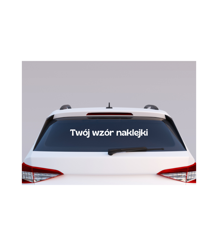 Personalizowana naklejka na auto – Twój unikalny styl na czterech kołach!